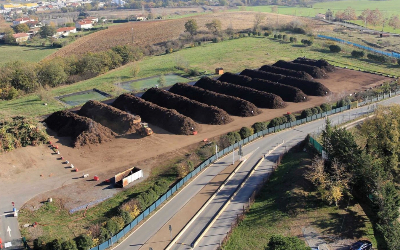 Plateforme de compostage